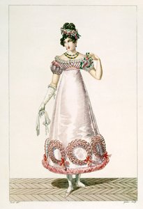 Ballkjole for damer, gravert av Georges Jacques Gatine (1773-1831), 1780